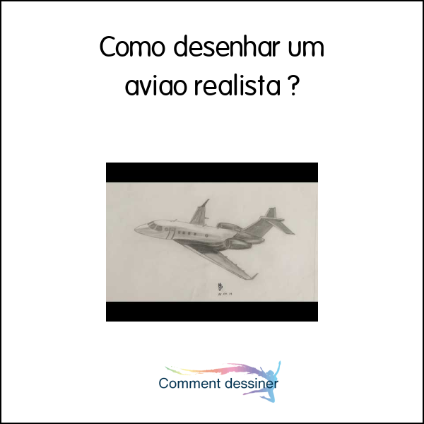 Como desenhar um avião realista